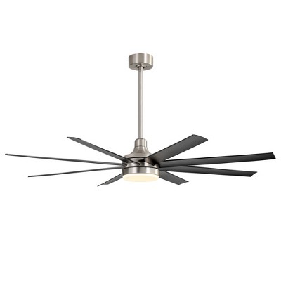 Airsurfer 65" Large Indoor Modern Ceiling Fan with Led Lights and Remote