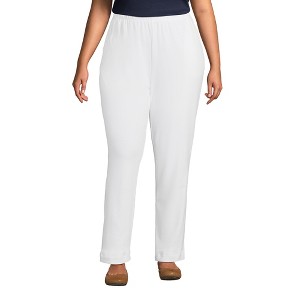 Lands' End Women's Sport Knit High Rise Pants - 1 of 4