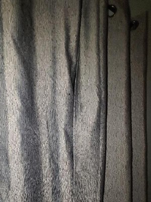 Noir Dimensional Thermal Extreme 100% Blackout Grommet Curtain Panel ...