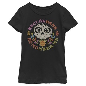 Girl's Coco Remember Me Miguel Emblem T-Shirt - 1 of 4