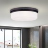 Livex Lighting Stratus 3 - Light Flush Mount in  Bronze - 3 of 4