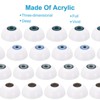 Unique Bargains Realistic DIY Craft Three-Dimensional Acrylic Doll Eyes 4 Pair - 3 of 4