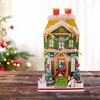 Cody Foster 16.0 Inch Snowman Manor Christmas Putz House , Lightweight Christmas Decor Victorian Christmas (1PC) - 2 of 4