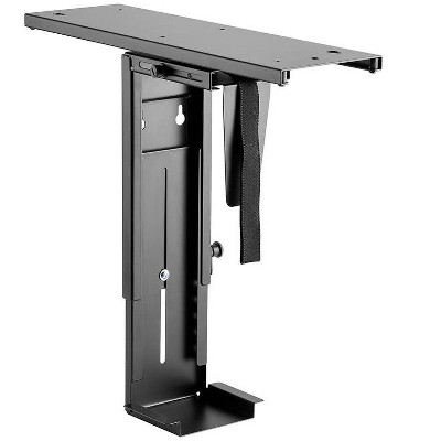 Monoprice Computer Case CPU Tower Holder, Adjustable Under Desk Mount With Rotating And Sliding Mechanism - Workstream Collection