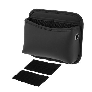 Unique Bargains Car Trash Can Hanging Front Rear Seat Faux Leather Trash Bin 1 Pc - 1 of 4