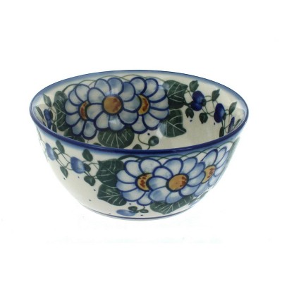 Blue Rose Polish Pottery Primrose Cereal Bowl