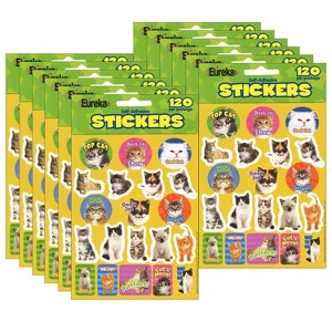 Eureka® Motivational Cats, 120 Per Pack, 12 Packs - 1 of 3