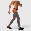 Anna-Kaci Active Men's Compression Leggings with Wide Waistband and Side Pocket for Training and Performance - 3 of 4