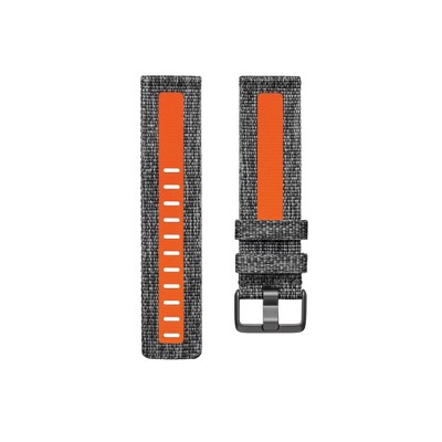 orange fitbit versa band