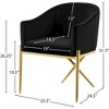 Meridian Furniture,Xavier Velvet Dining Chair - 4 of 4