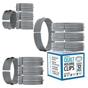 Impresa Quilting Rings - Variety 12 Pack - 2,3,4 Inch Diameter Quilt Clip for Quilting Creations - 1 of 4