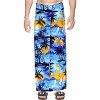 LA LEELA Men's Beach Holidays Cover Up Summer Long Sarong Wrap Beachwear Vacation Cover-Up Lava Lava For Men One Size Blue, Tree - 4 of 4