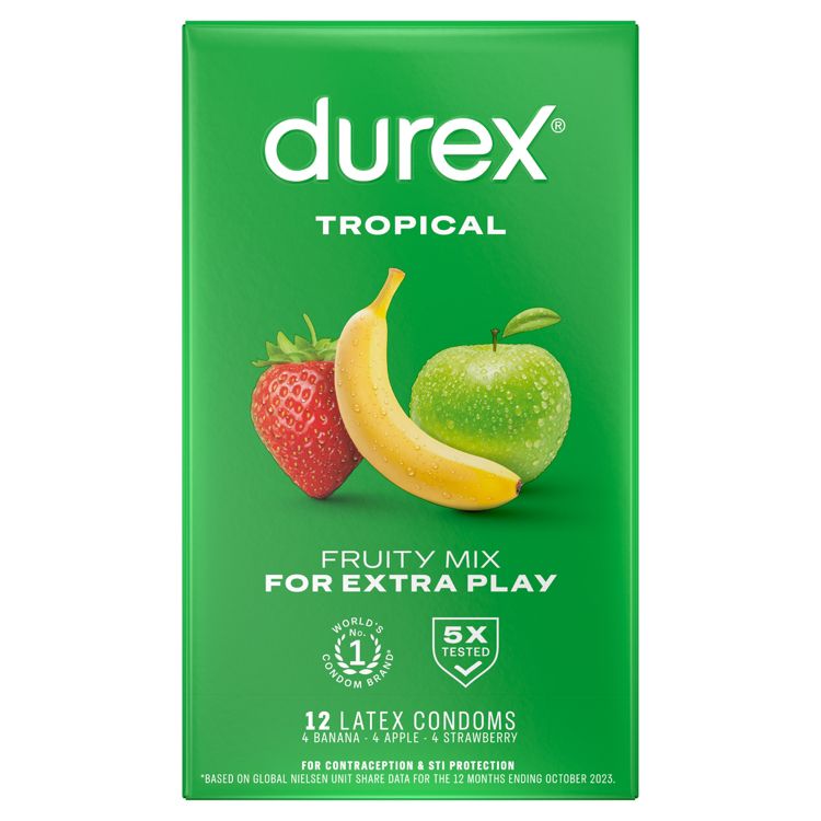 Durex Tropical Flavors - Condom 12ct, 1 of 15