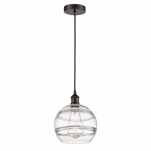 Rochester - 1 Light Cord Hung Mini Pendant In Industrial Style-11.63 Inches Tall and 10 Inches Wide - 1 of 1