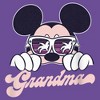 Women's Mickey & Friends Cool Summer Grandma Racerback Tank Top - 2 of 4