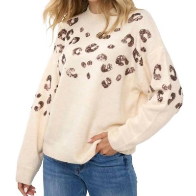 Women's Animal Sequins Sweater - ESQUALO
