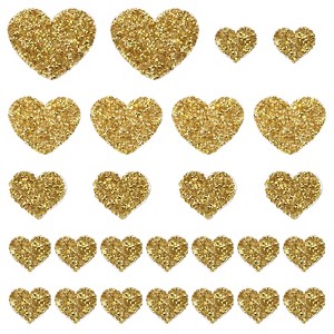Unique Bargains Iron On Durable DIY Clothing Heart Rhinestone Patches 26 Pcs - 1 of 4