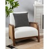 Saro Lifestyle Down-Filled Cross Thread Design Throw Pillow - 3 of 3