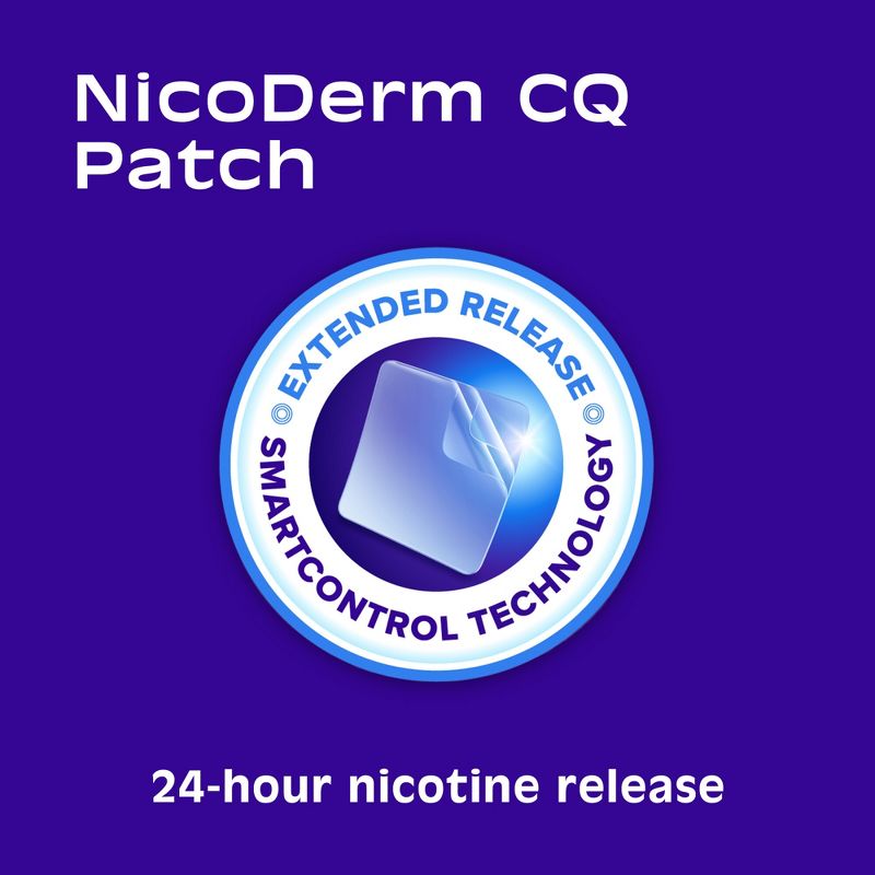 NicoDerm CQ Stop Smoking Aid Clear Patches Step 3 - 14ct, 5 of 12