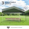 ODK Pop Up Canopy - Beach Tent with One Push Setup, 210d Oxford Fabric - Waterproof & UPF 50+, Outdoor Sun Shade Gazebo for Parties, Camping - 3 of 4