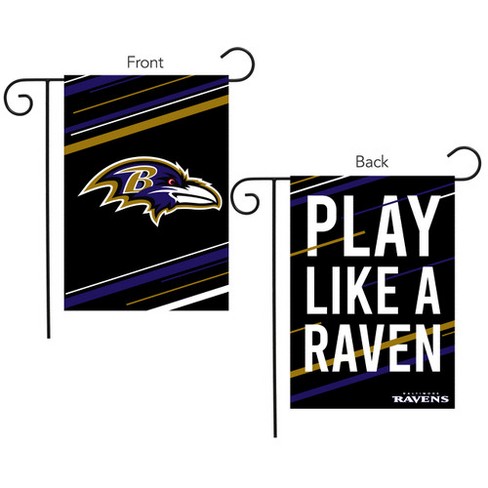 Briarwood Lane Baltimore Ravens Slogan Garden Flag Nfl Licensed 1 : Target