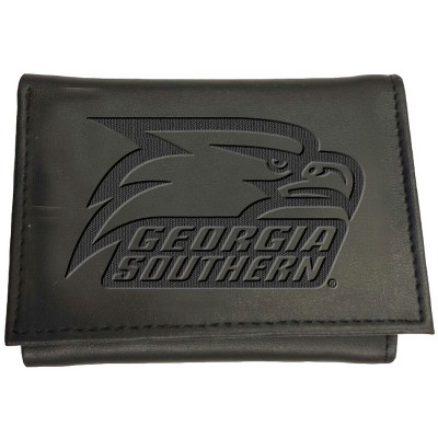 Evergreen NCAA Georgia State Panthers Black Leather Trifold Wallet Officially Licensed with Gift Box