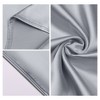 Unique Bargains Hair Skin Eye Mask Hair Band Envelope Breathable Satin Pillowcase Set Queen 20"x30" - 2 of 4