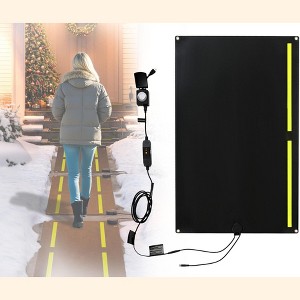 AMERLIFE 30x48 in Heated Non-Slip Snow Melting Mat, Timer, Waterproof Cord, Leak Protection (1 Pc) - 1 of 4