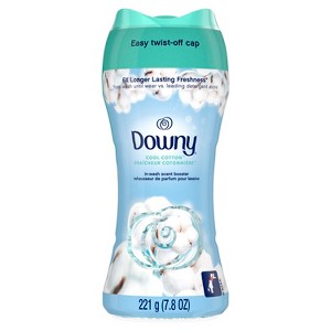 Downy In-Wash Laundry Scent Booster Beads, Cool Cotton, 7.8 oz - 1 of 4