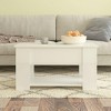 vidaXL Coffee Table - Modern High Gloss White - 3 of 4