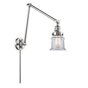 Canton - 1 Light Double Extension Swing Arm Wall Sconce In Industrial Style-30 Inches Tall and 8 Inches Wide - 1 of 1