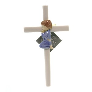 Roman 7.5 Inch Praying Boy Cross Everyday , Hand Painted (1PC) - 1 of 2