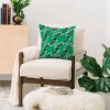 16"x16" Gabriela Fuente Piano Square Throw Pillow Black/White - Deny Designs: Abstract Geometric Design, Indoor Polyester Cushion - 2 of 4