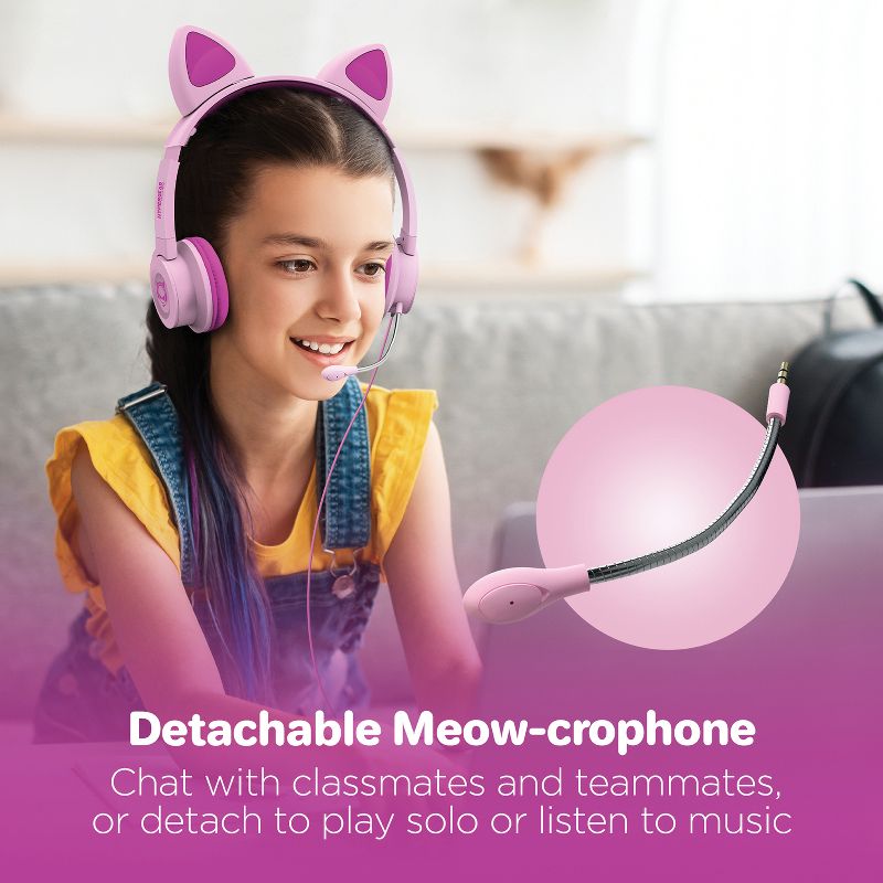 HyperGear® Kombat Kitty Gaming Headset for Kids, 4 of 11