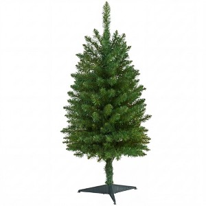 Nearly Natural 3' Artificial Slim Green Mountain Pine Christmas