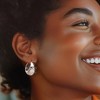 Ross-Simons Italian Sterling Silver Graduated Hoop Earrings - 2 of 4