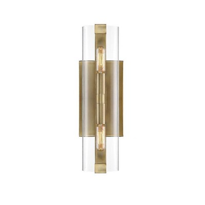 Savoy House Winfield 2 - Light Wall Light in  Warm Brass