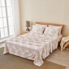 Brushed Microfiber Holiday Printed Sheet Set - Great Bay Home - 2 of 4