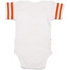 Pavilion Gift Company - Orange & White - 0-6 Months Infant Onesie - Leotards and Bodysuits - 3 of 4