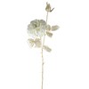 Northlight 26.5" White/Metallic Gold Rose Artificial Spring Stem - image 2 of 4