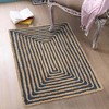Braided Jute Handwoven Reversible Indoor Outdoor Area Rug by Blue Nile Mills - 2 of 4