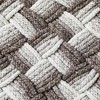 tagltd 1'6"x2'6" Handwoven Doormat Grey Ombre Rectangle Indoor and Outdoor Polypropylene Door Welcome Mat Grey - 2 of 4