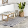 Home Conservatory Trellis Handwoven Indoor/Outdoor Area Rug - 2 of 4