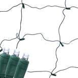 Sunnydaze Electric Plug-In 70ct LED Indoor/Outdoor Net String Lights 5mm Wide Angle - 6' x 4' Green Wire