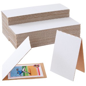 Stockroom Plus 75 Pack Corrugated Cardboard Sleeves for Sports Cards, Trading Card Shipping Supplies, Flat Vending 3 x 4.5" - 1 of 4