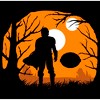 Men's Star Wars: The Mandalorian Halloween Din Djarin Haunting Galaxy T-Shirt - 2 of 4