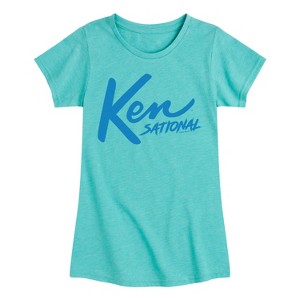 Girls' - Barbie - Kensational Fitted Short Sleeve Graphic T-Shirt - 1 of 4