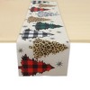 Unique Bargains Christmas Table Runner Christmas Tree Polyester Multicolor 71x14 Inch 1 Pc - 4 of 4