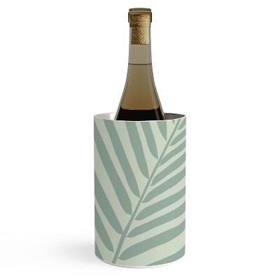 Daily Regina Designs Palm Leaf Sage Wine Chiller - Deny Designs