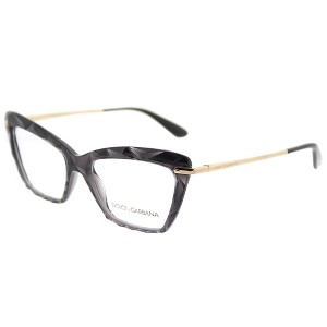Dolce & Gabbana  504 Womens Cat-Eye Eyeglasses Transparent Grey 53.1mm - 1 of 3